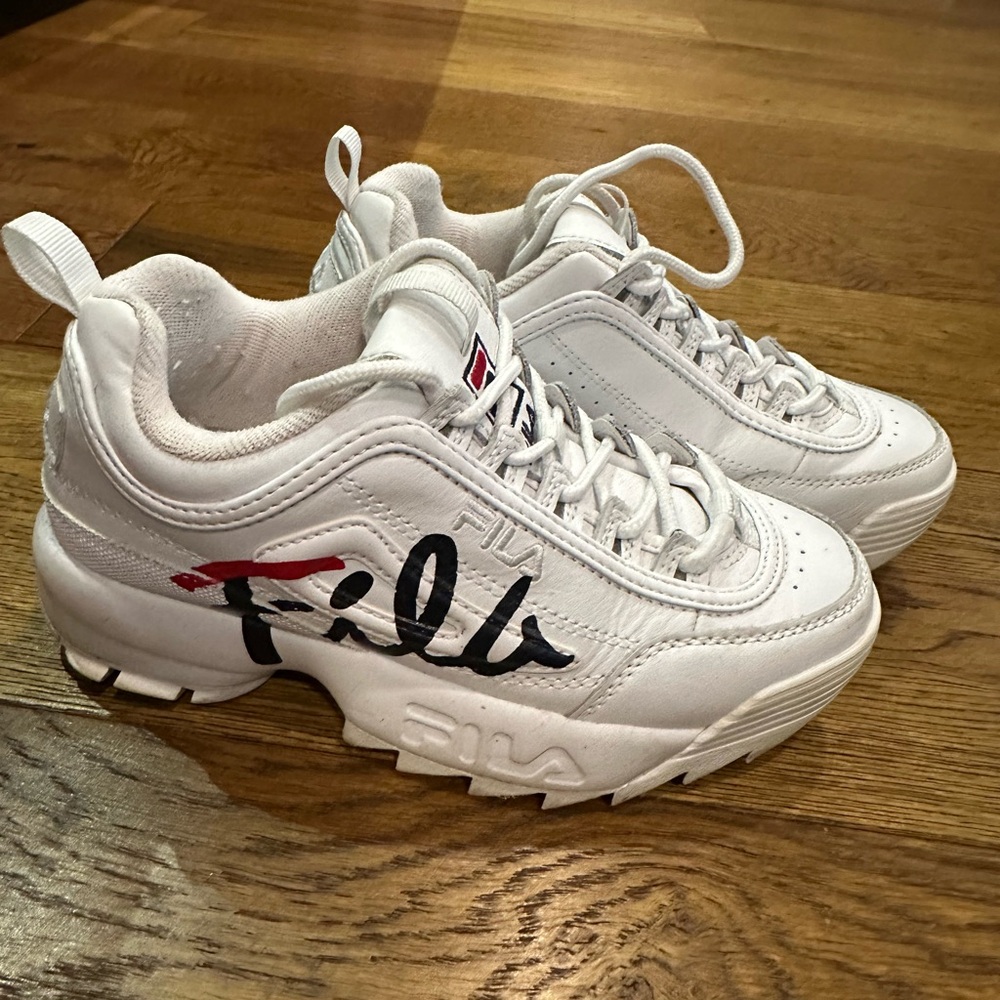 Fila White Athletic Shoes